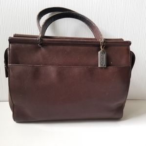 Coach leather handbag